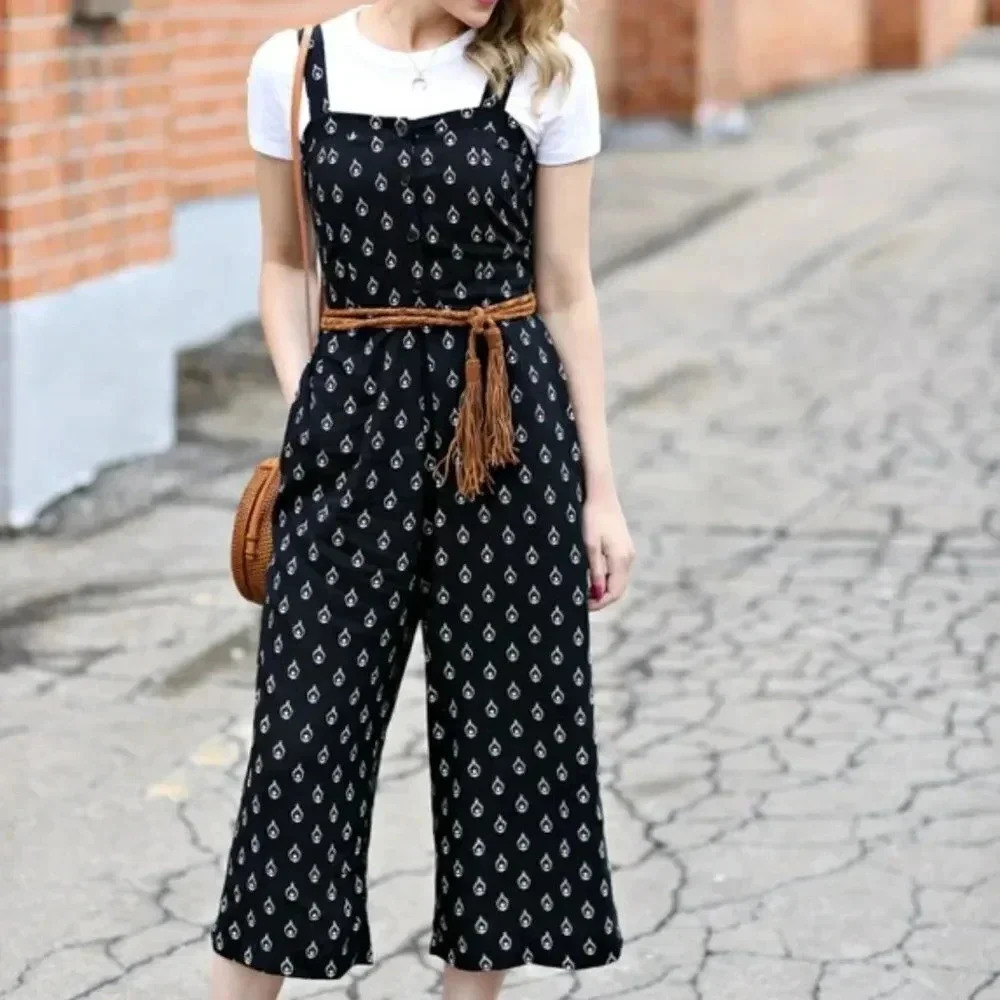 Ann Taylor LOFT Paisley Bandana Jumpsuit